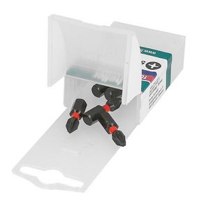 Praktisch: Die neue Heller Microbox enthält einzelne Varianten der Torsion & Impact Bits und ist wiederverwendbar